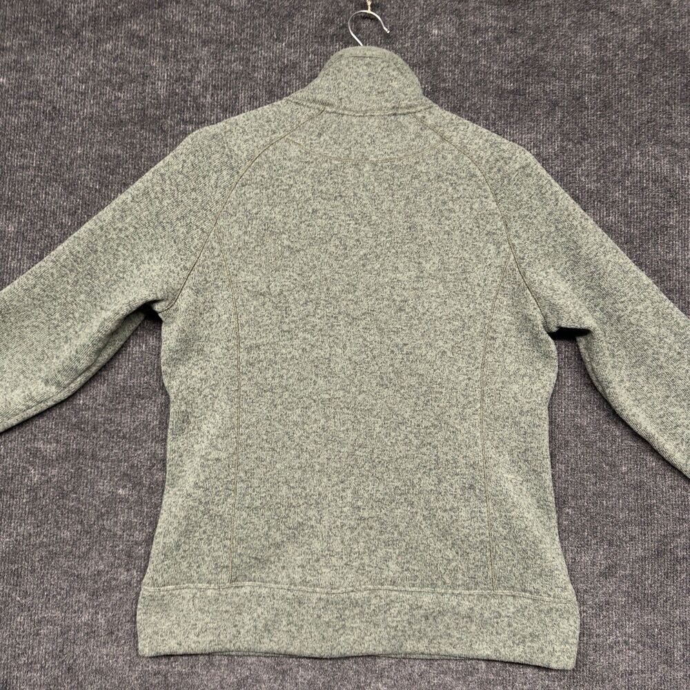 The North Face Crescent Women's Large Full Zip Sweater Fleece Jacket Green Coral - Picture 6 of 14